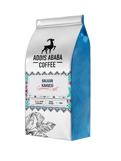 Addis Ababa Coffee Yöresel Balkan Kahvesi Çekirdek Kahve 1000 Gr.