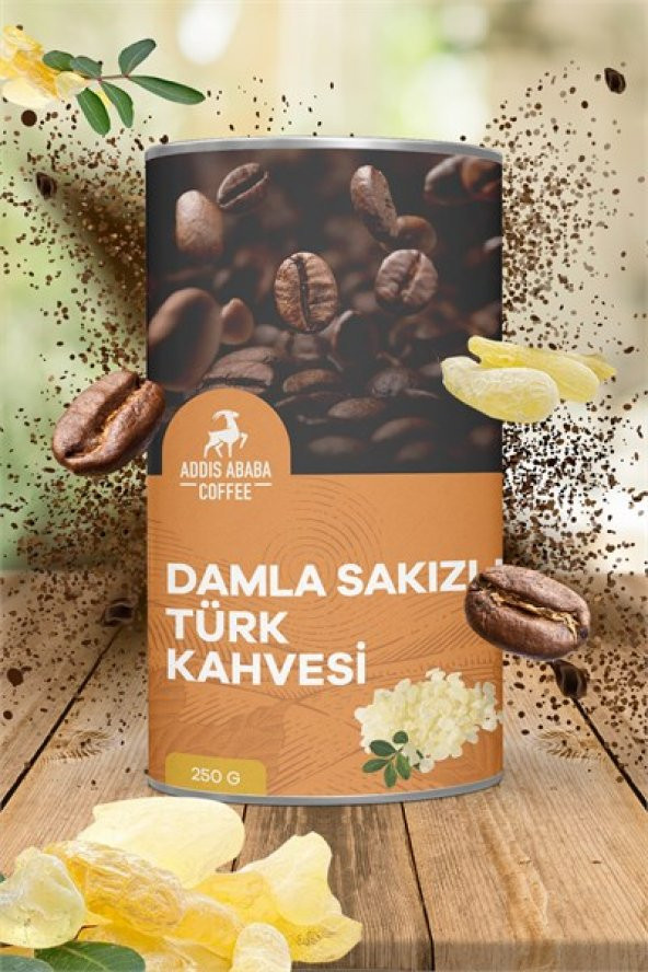 Addis Ababa Coffee Damla Sakızlı Türk Kahvesi 250 gr