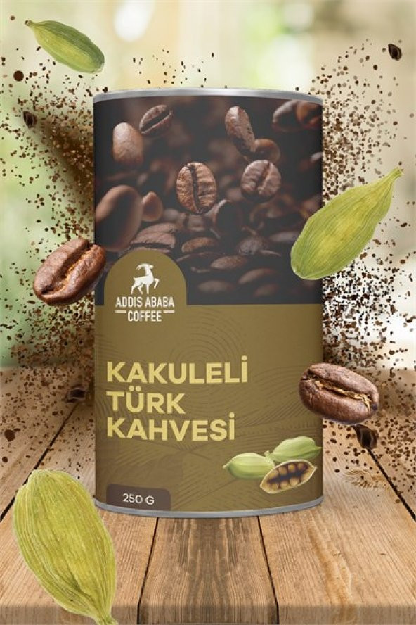 Addis Ababa Coffee Kakuleli Aromalı Türk Kahvesi 250 gr