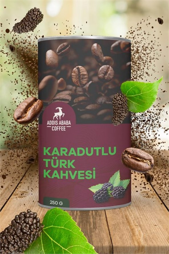 Addis Ababa Coffee Karadutlu Aromalı Türk Kahvesi 250 gr