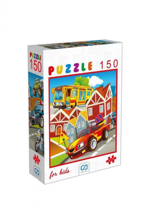 Arabalar Puzzle 150 Parça 34 X 24 Cm. 6107