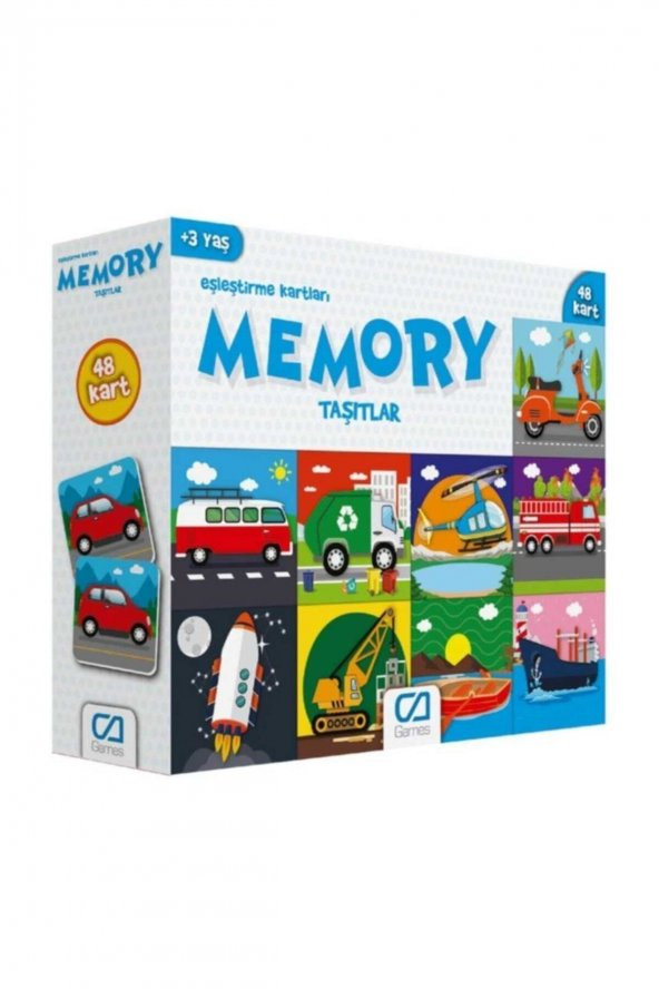 Memory Taşıtlar Eşleştirme Kartları Ca.5038