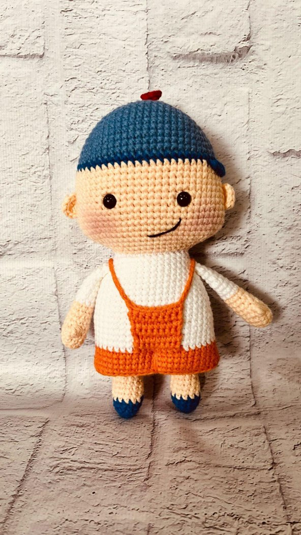 Afacan İkizler Ege ile Ece Amigurumi Organik Oyuncak - 2