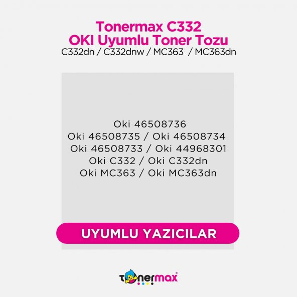 Oki 46508733 Sarı Toner Tozu / C332 / MC363 - 2