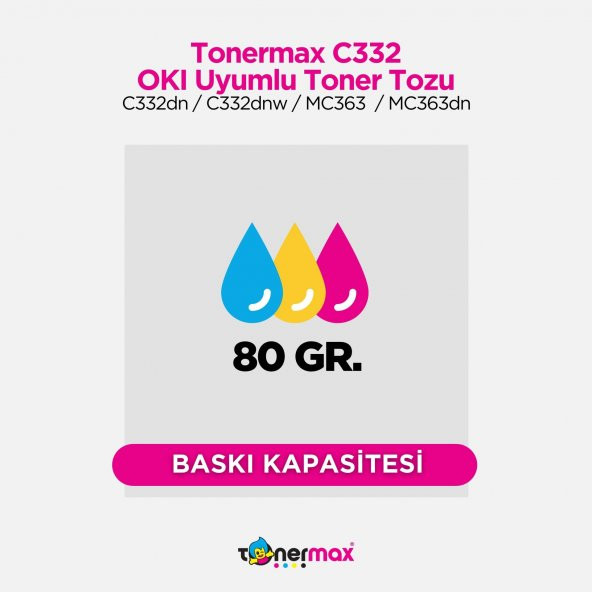 Oki 46508733 Sarı Toner Tozu / C332 / MC363 - 3