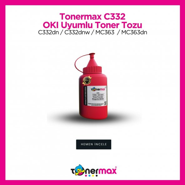 Oki 46508734 Kırmızı Toner Tozu / C332 / MC363 - 1