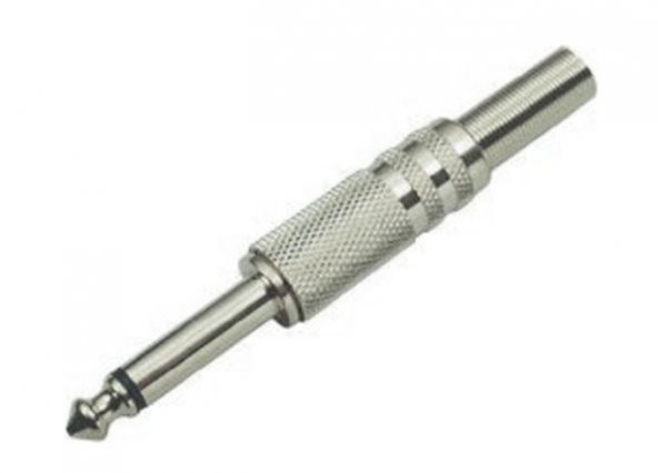 Ayt 6.3 Mm Mono Metal Gitar Jack Mikrofon Girişi