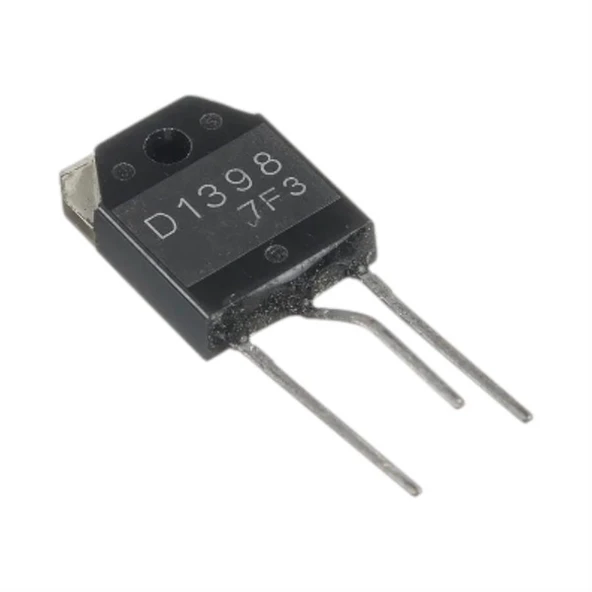 2SD 1398 TO-3P TRANSISTOR - Resim 2