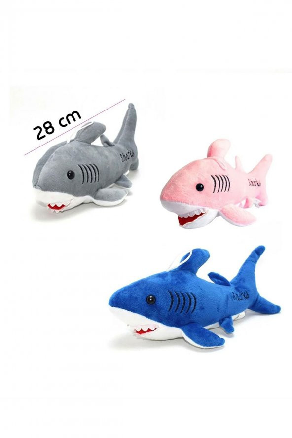 Peluş Köpekbalığı 25cm Baby Shark - 3