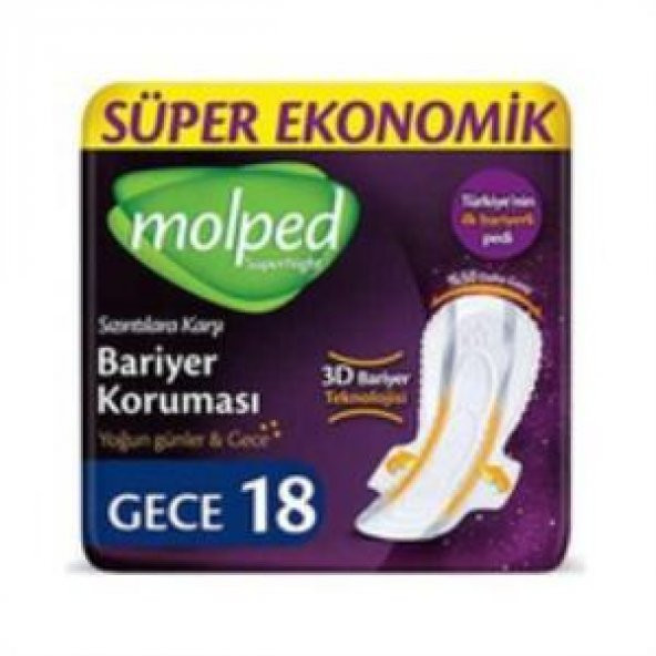 Molped Supernıght Gece Super 18Lı