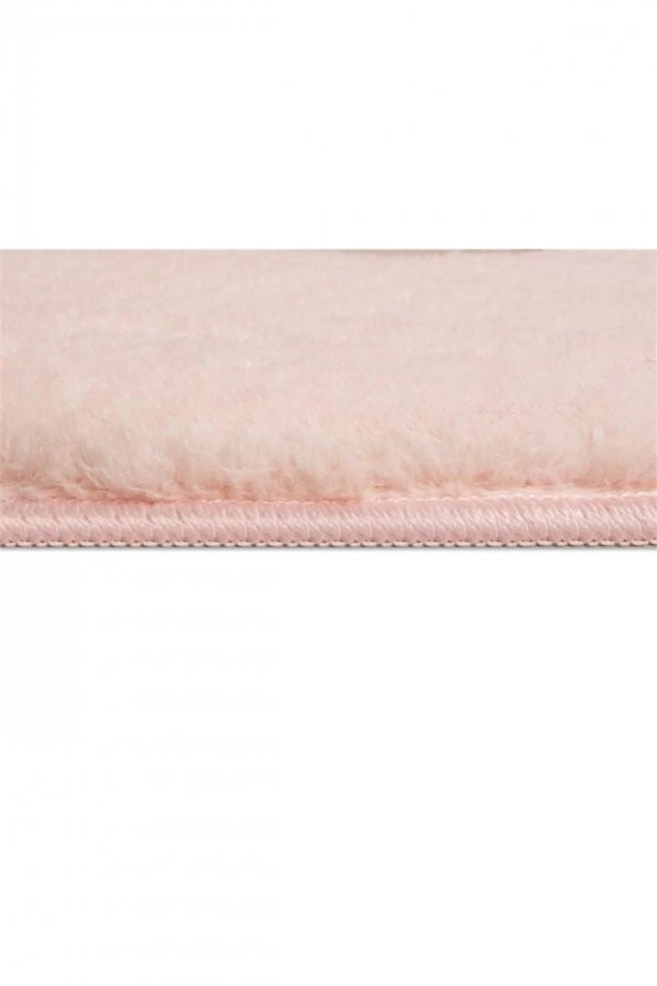 Orkide Home Modern Dekoratif Halı Jel Kaymaz Taban Açık Gri Çocuk Odası Ayıcık Halı  GRİ 90 x 100 - 4