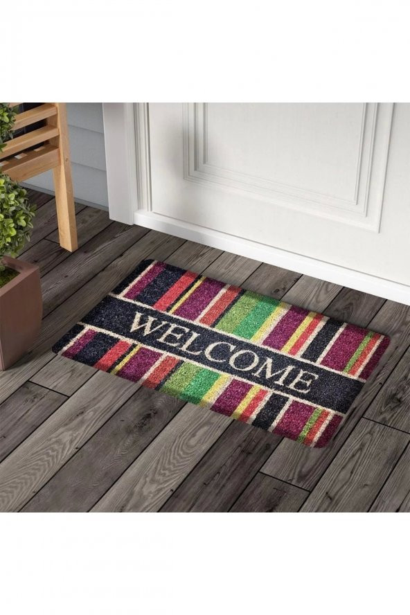 Orkide Home Modern Dekoratif Kapı Önü Paspası  1 - 1