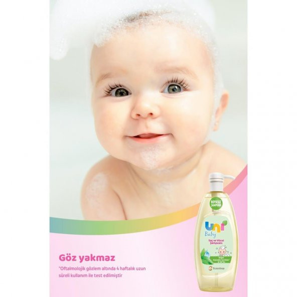 Uni Baby Saç ve Vücut Şampuanı 900 ml - 3