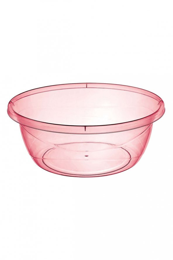 Çok Amaçlı Şeffaf Badya - Hamur Leğeni 22 LT - Pembe