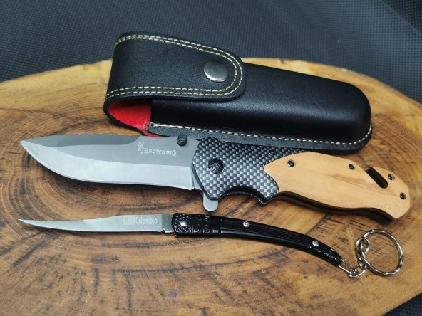 İsme Özel 21 cm Browning Çakı,Kılçık Çakı ve Kılıf