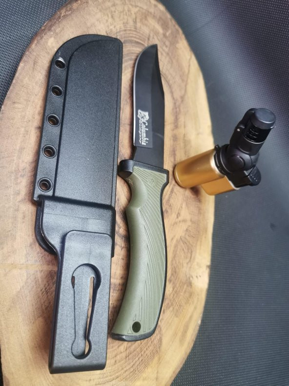 Kamp Outdoor 21 cm Avcı Bıçağı ve Çakmak Seti