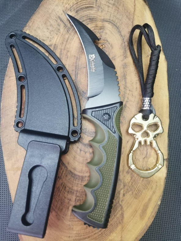 Kamp Outdoor 21 cm Karambiit Avcı Bıçağı Seti
