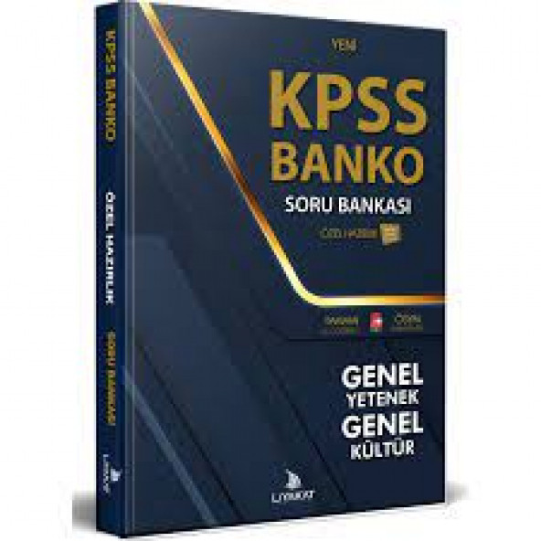 2023-2024 KPSS BANKO 2023 KPSS Özel Hazırlık TamamıDijital Çözümlü Yeni Nesil Soru Bankası - 1