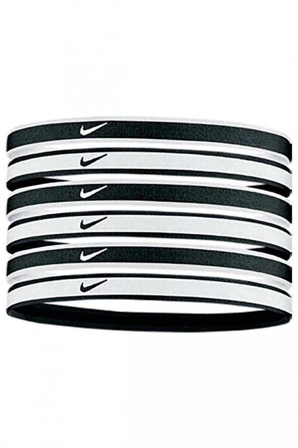 Nike N.100.2021.176.OS Swoosh Sport Headbands 6 Pk Unisex Saç Bandı