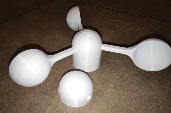 Anenometr - Rüzgar Hızı Ölçer Plastik Aparat - 7
