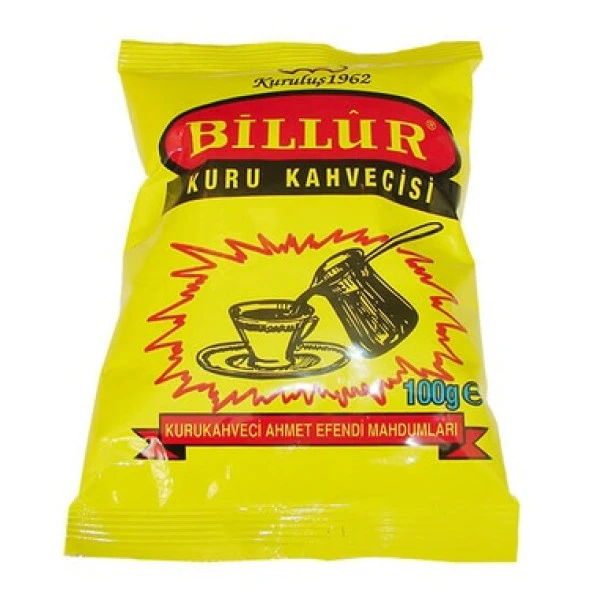 Billur Türk kahvesi 100 gr 3lü set