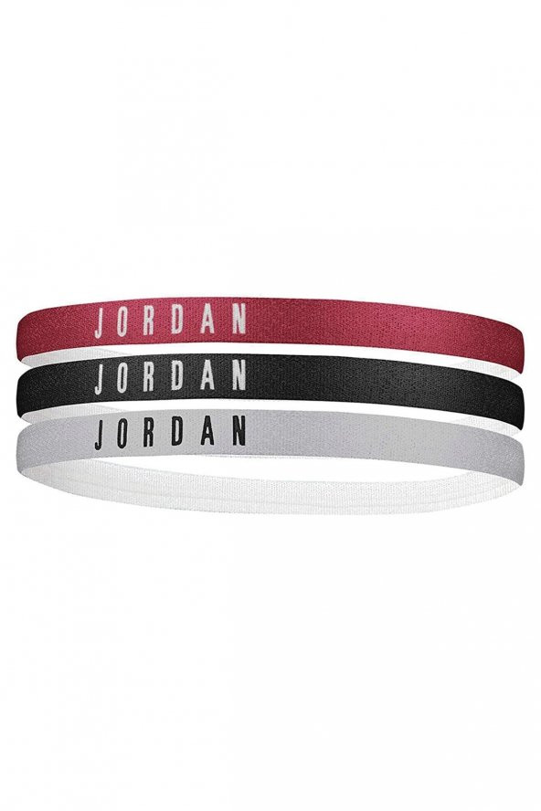 Nike J.000.3599.626.OS Jordan Headbands 3 Pk Gym Unisex Saç Bandı