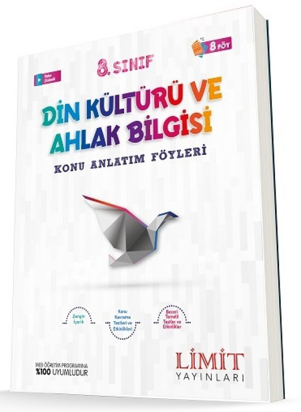 Limit 8. Sınıf Din Kültürü Konu Anlatım Föyleri 2023