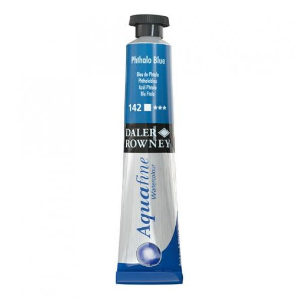 Daler Rowney Aquafine Tüp Suluboya 8ml PHTHALO BLUE 142 ürün görseli 1