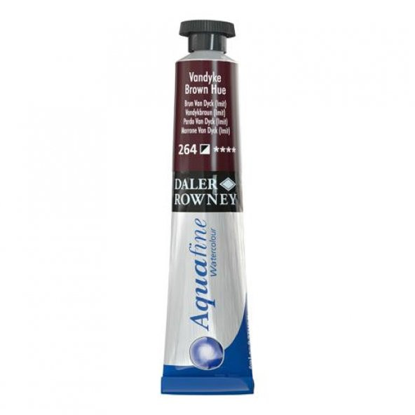 Daler Rowney Aquafine Tüp Suluboya 8ml VANDYKE BROWN HUE 264 ürün görseli 1