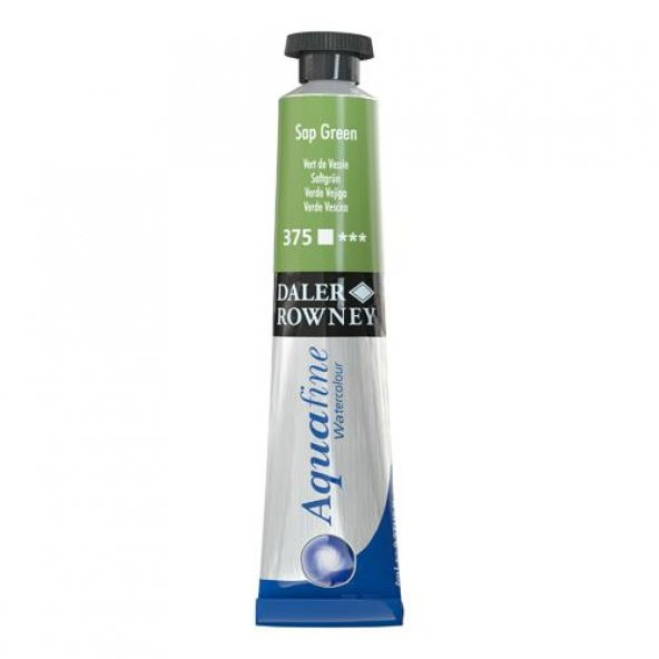 Daler Rowney Aquafine Tüp Suluboya 8ml SAP GREEN 375 - 1