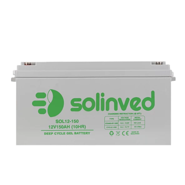 Solinved 12V 150aH Jel Akü