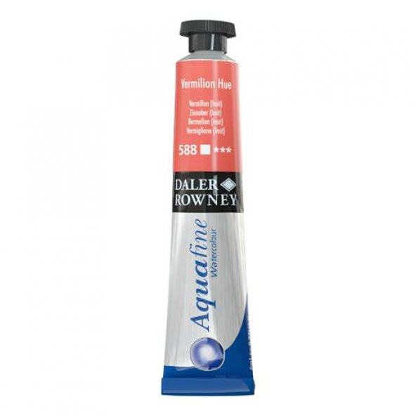 Daler Rowney Aquafine Tüp Suluboya 8ml VERMILION HUE 588 ürün görseli 1