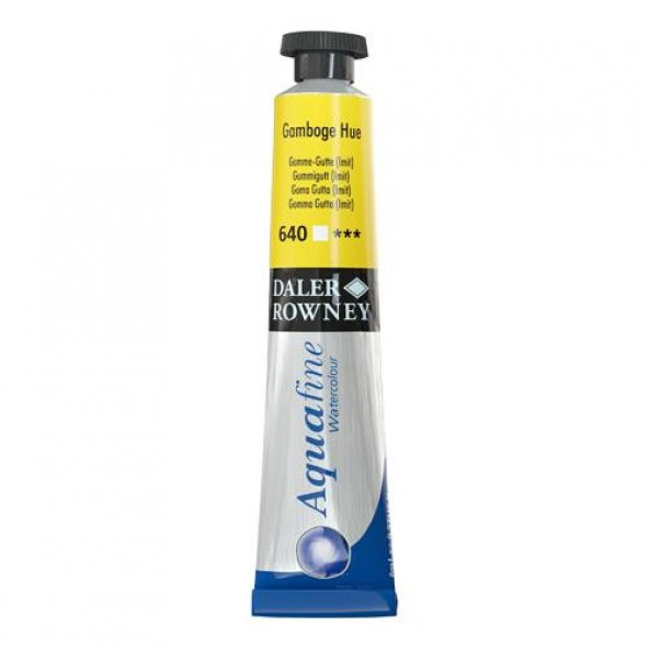 Daler Rowney Aquafine Tüp Suluboya 8ml GAMBOGE HUE 640 - 1