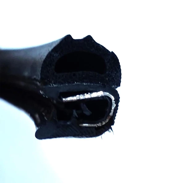 Contacall Otomobil Fitili Orta Direk Geçme Araç Fitili Çelik Telli Siyah 2 Metre - 8