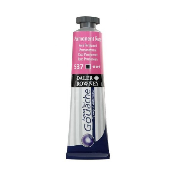 Daler Rowney Aquafine Guaj Boya Tüp 15ml Permanent Rose 537