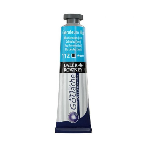 Daler Rowney Aquafine Guaj Boya Tüp 15ml Coeruleum Hue 112 - 1