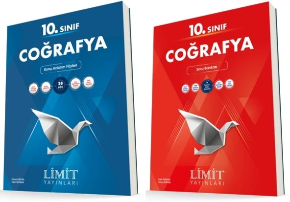 Limit 10. Sınıf Coğrafya Konu Föyleri + Soru Seti 2 Kitap 2023