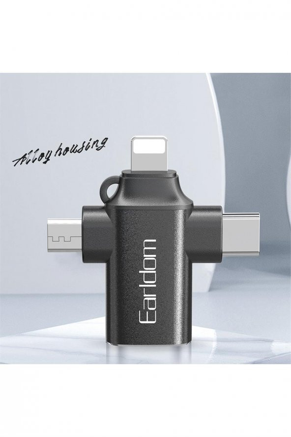 Peeq Earldom OT80 3in1 Otg Dönüştürücü - Resim 2