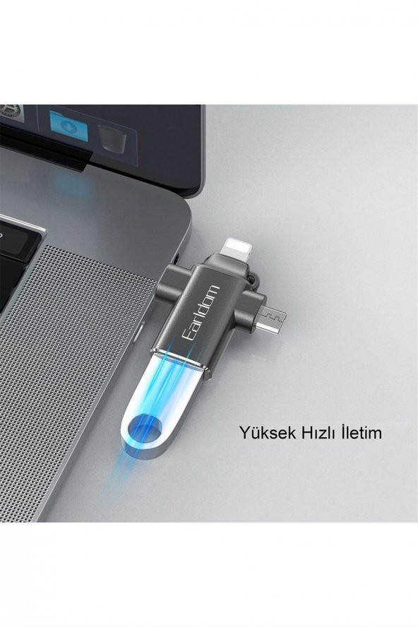 Peeq Earldom OT80 3in1 Otg Dönüştürücü - Resim 4