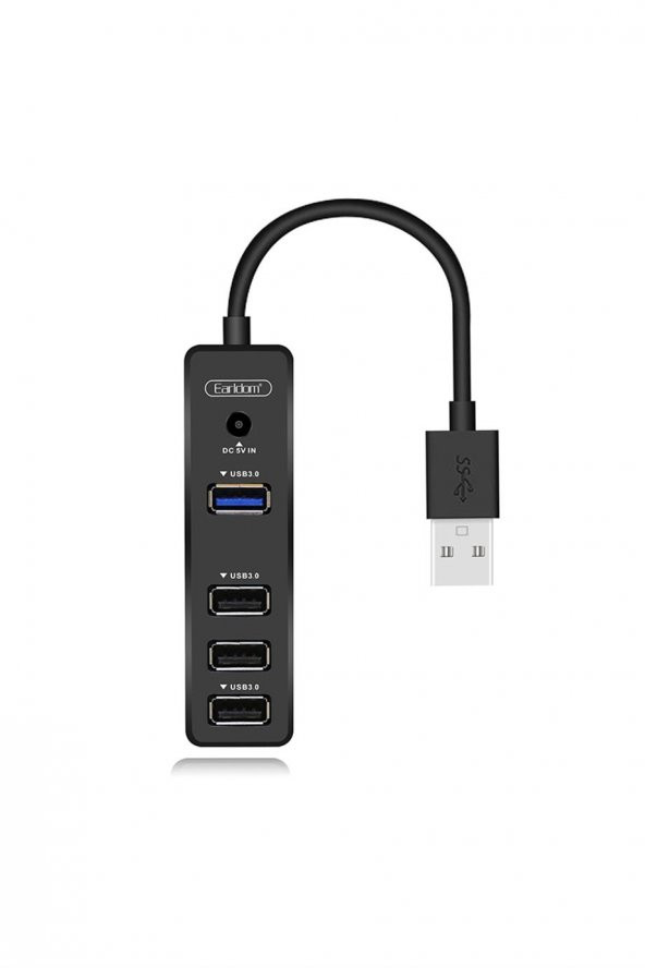 Peeq Earldom HUB07 Tak Çalıştır 3 Adet Usb 2.0 ve 1 Adet Usb 3.0 Çıkışlı Usb Çoklayıcı