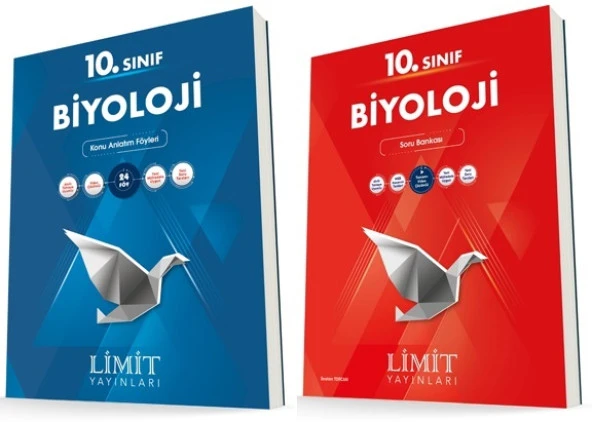 Limit 10. Sınıf Biyoloji Konu Föyleri + Soru Seti 2 Kitap 2023