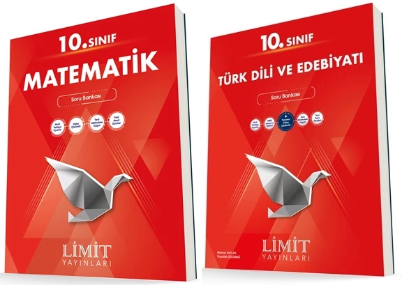 Limit 10. Sınıf Matematik + Edebiyat Soru Bankası Seti 2 Kitap 2023