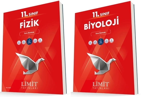 Limit 11. Sınıf Fizik + Biyoloji Soru Bankası Seti 2 Kitap 2023