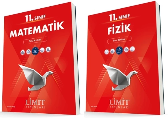 Limit 11. Sınıf Matematik + Fizik Soru Bankası Seti 2 Kitap 2023