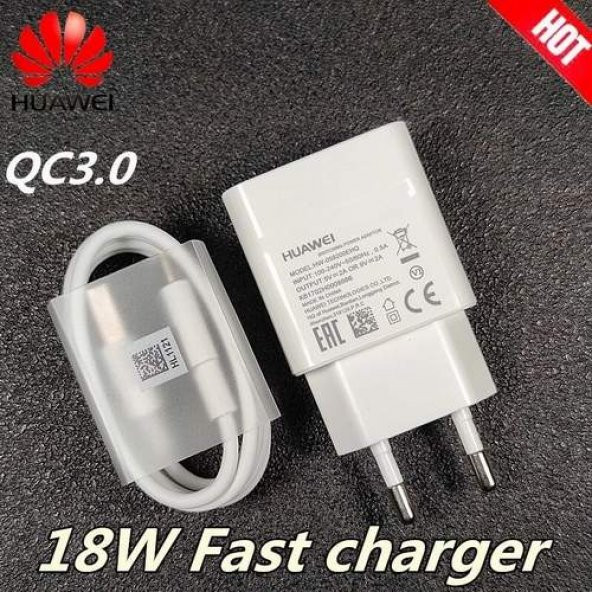 Orjinal Huawei Y7 5V 2A 18W Hızlı Şarj Cihazı ve Micro USB Data Kablosu - 3