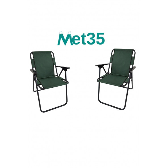 met35 Katlanır Piknik Sandalyesi-2Li
