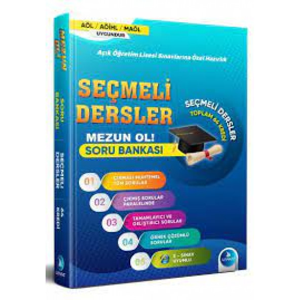 Mezun OL Seçmeli Dersler Soru Bankası- Açık Öğretim Lisesi Sınavlarına Özel Hazırlık