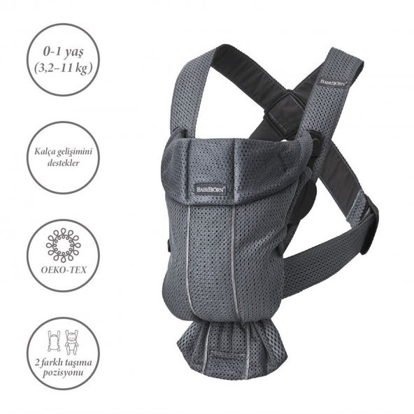 BabyBjörn Kanguru Mini 3D Mesh - 2