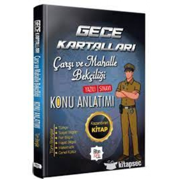 Gece Kartalları Çarşı ve Mahalle Bekçiliği Alımına Özel Hazırlık - Konu Anlatımı - 1