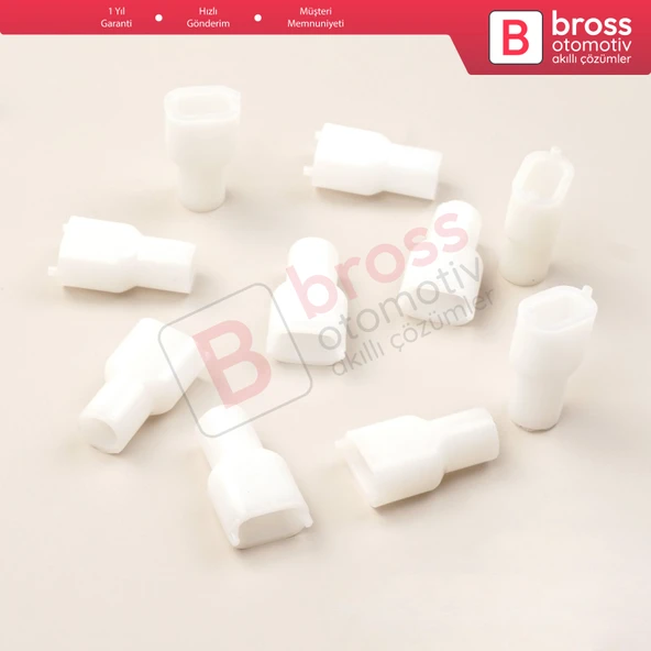 10 Adet Cam Kriko İndirme Kaldırma Mekanizma Kablo Ucu Halat Dübeli Tip BCP018 - Resim 5